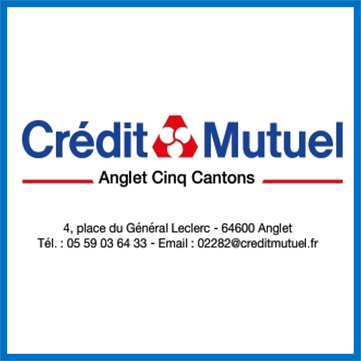 logo credit mutuel anglet 5 cantons
