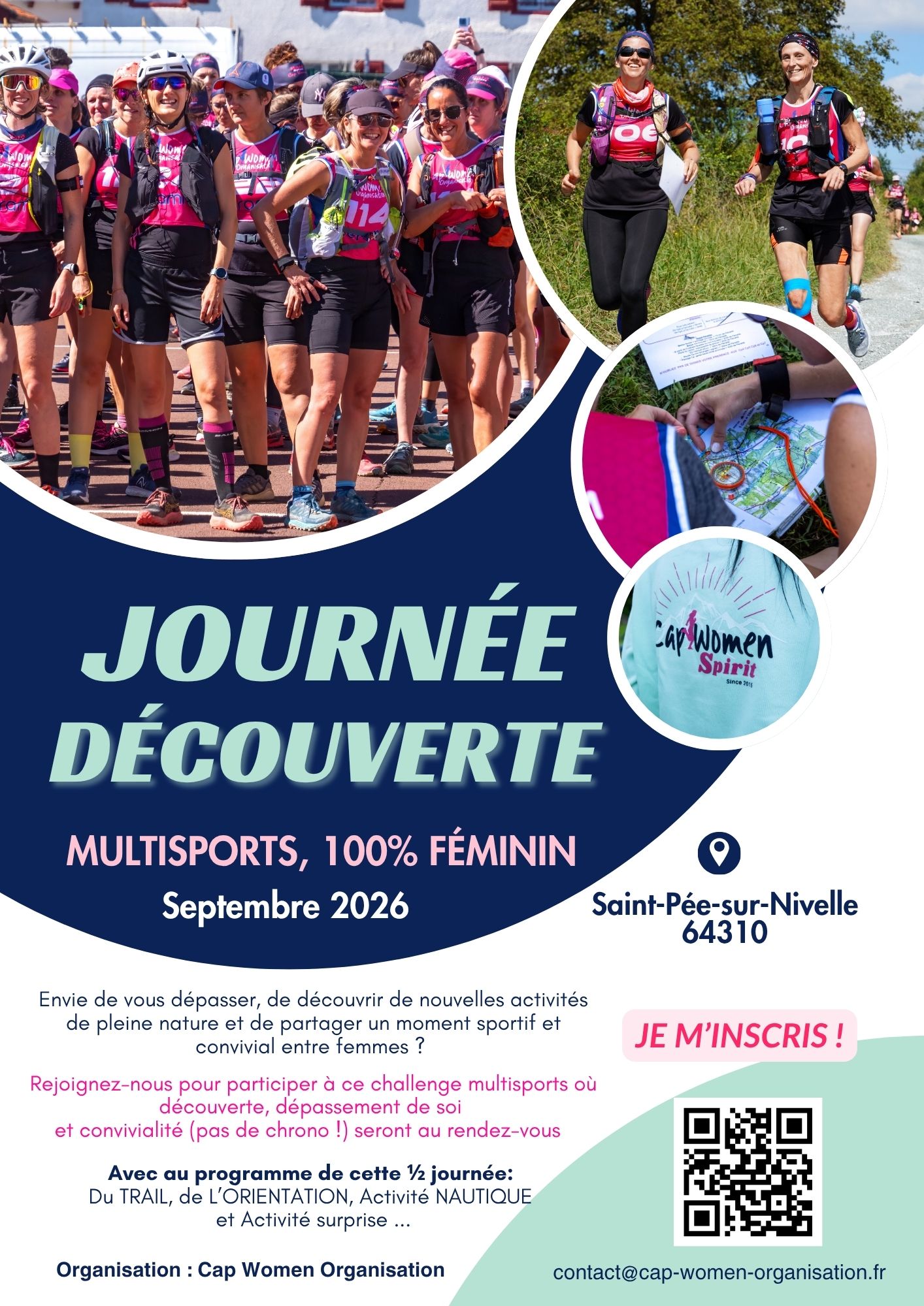Journée Découverte et initiation au Raid Multisport CAP WOMEN 2026